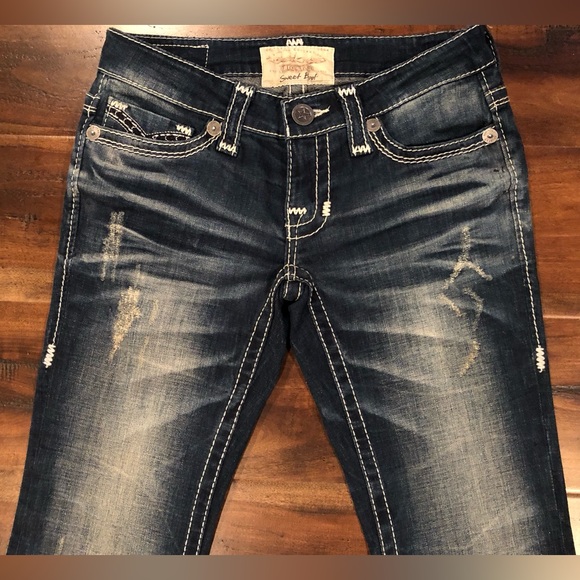 NEW BIG STAR SWEET BOOT ULTRA LOW RISE 26R x 32" - Picture 7 of 8